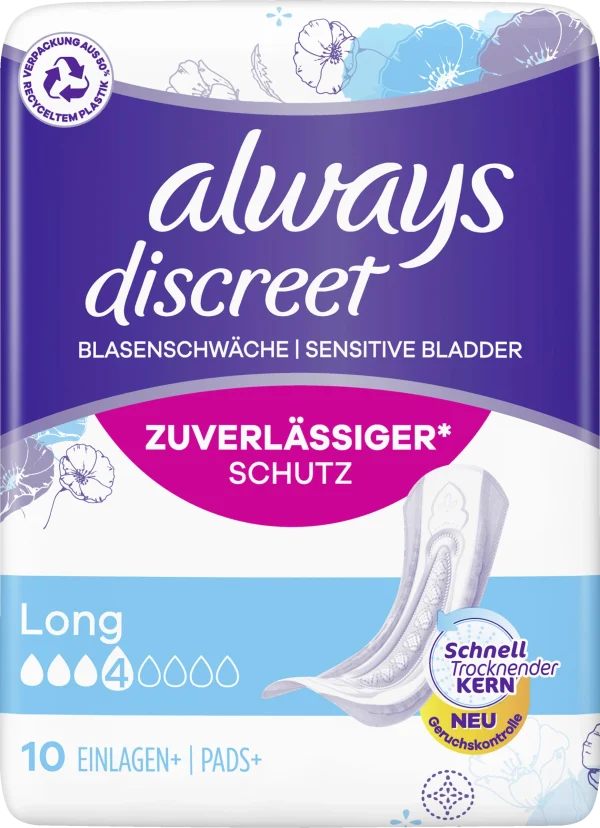 Always® Discreet Inkontinenz Long 1