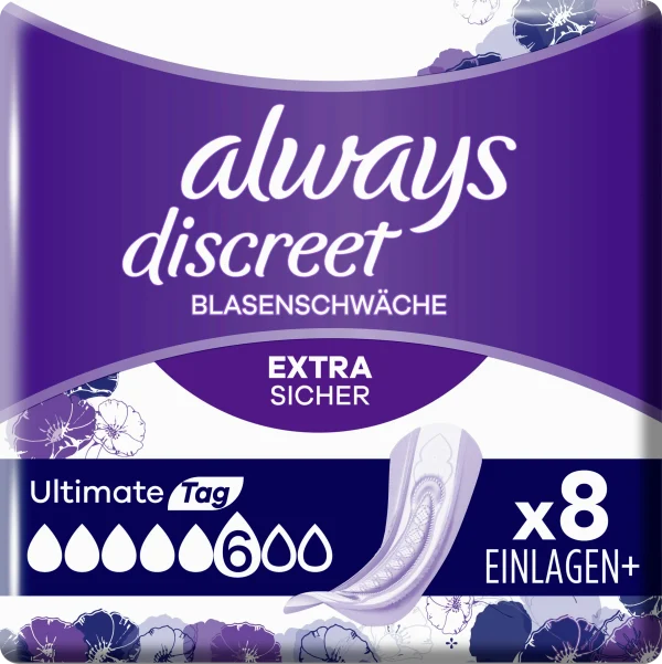 Always® Discreet Inkontinenz Ultimate Tag 1