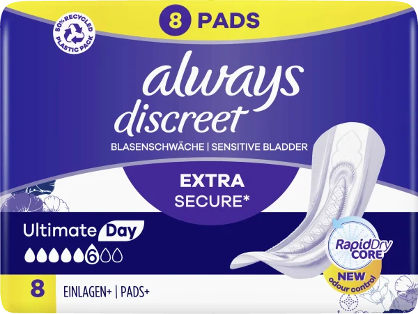 Always® Discreet Inkontinenz Ultimate Tag 4