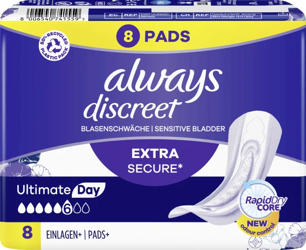 Always® Discreet Inkontinenz Ultimate Tag 3