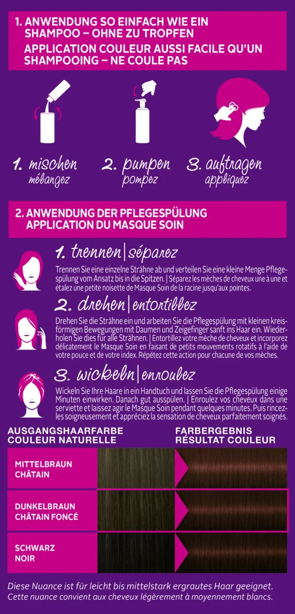 Schwarzkopf Perfect Mousse Perfect Mousse Schaumcoloration 388 Dunkles Rotbraun 3