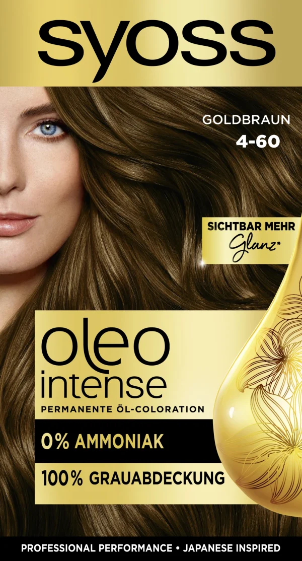 Syoss Professional Performance Oleo Intense Permanente Öl-Coloration 4-60 Goldbraun 1