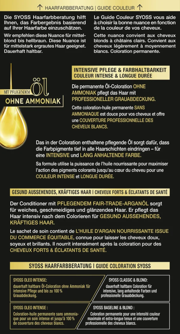 Syoss Professional Performance Oleo Intense Permanente Öl-Coloration 6-76 Warmes Kupfer 3