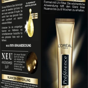 L’Oréal Paris Préférence Permanente Haarfarbe 10.21 Platin Perlmuttblond (Stockholm) 10