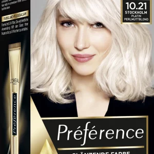 L’Oréal Paris Préférence Permanente Haarfarbe 10.21 Platin Perlmuttblond (Stockholm) 8