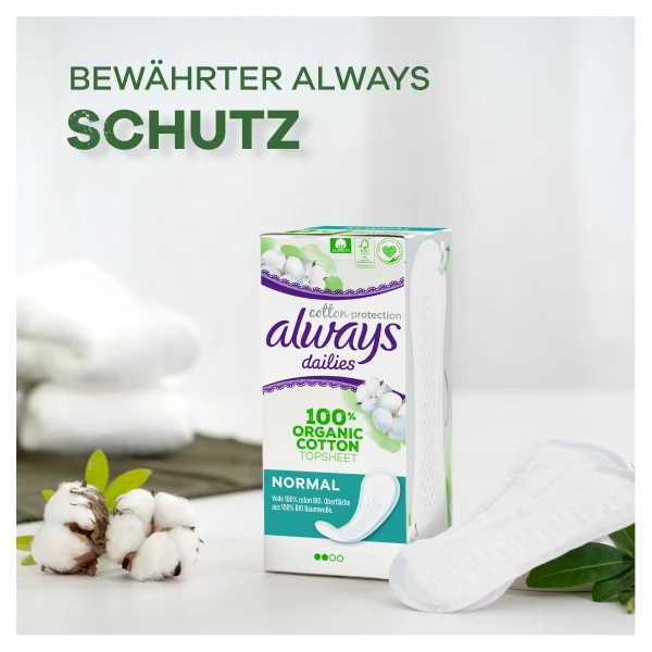 Always Dailies Cotton Protection Slipeinlagen Normal 4