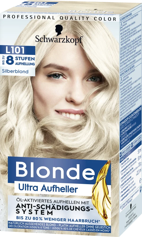 Schwarzkopf Blonde Blonde Ultra Aufheller Silberblond L101 – Stufe 3 3