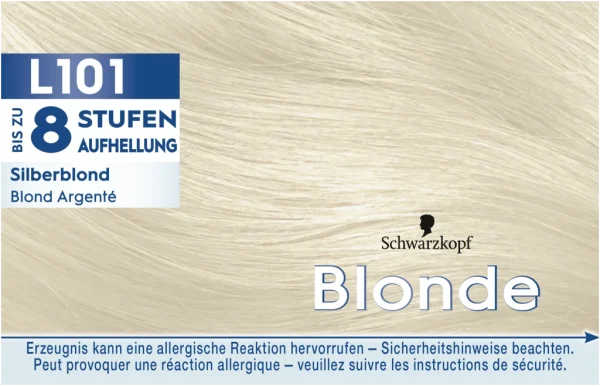 Schwarzkopf Blonde Blonde Ultra Aufheller Silberblond L101 – Stufe 3 7