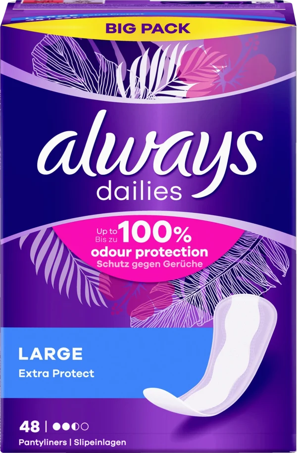 Always Dailies Large Extra Protect Slipeinlagen Big Pack 1