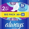 Always® Ultra Long Binden Mit Flügeln Big Pack 11