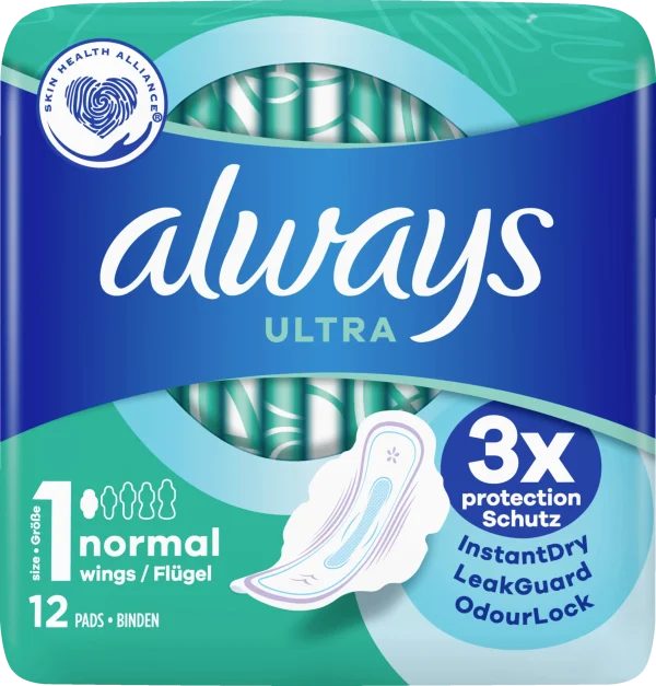 Always® Ultra Normal Binden Mit Flügeln 1