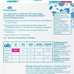 O.b. ProComfort Tampons Mini 10