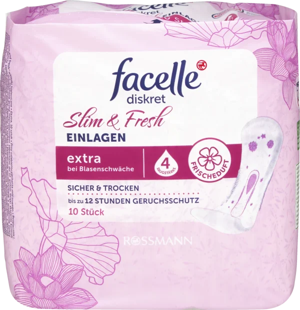 Facelle Diskret Hygiene Einlagen Slim & Fresh Extra 1