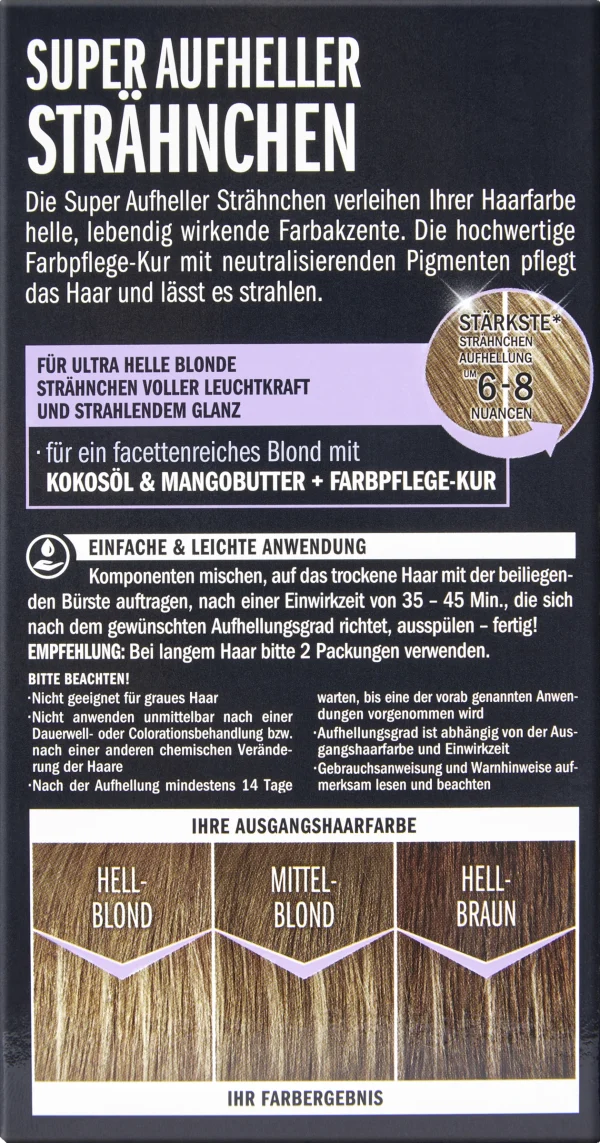 ISANA PROFESSIONAL Super Aufheller Strähnchen 3