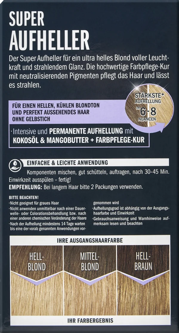 ISANA PROFESSIONAL Super Aufheller Ultra Helles Blond 5