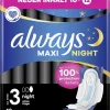 Always® Maxi Damenbinden Night Mit Flügeln 5