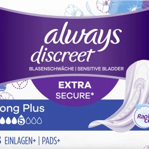 Always® Discreet Inkontinenz-Einlagen+ Long Plus 21