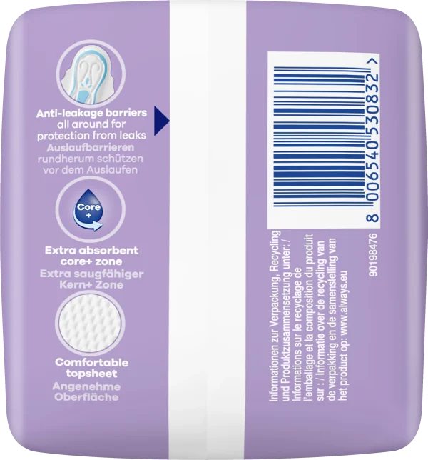 Always® Maxi Damenbinden ProFresh Long Ohne Flügel 3