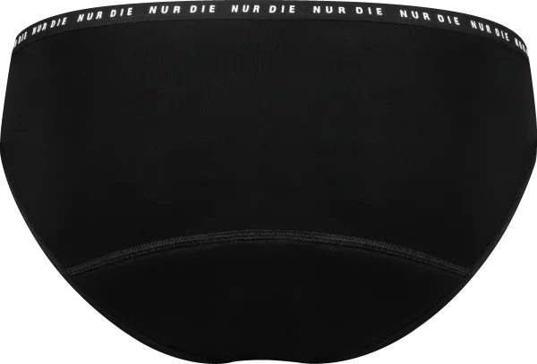 Nur Die Periodenunterwäsche Slip Normal Schwarz Gr. M 40-42 5