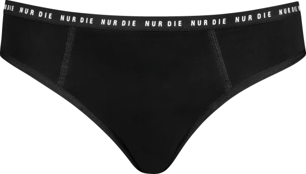 Nur Die Periodenunterwäsche Slip Normal Schwarz Gr. M 40-42 4