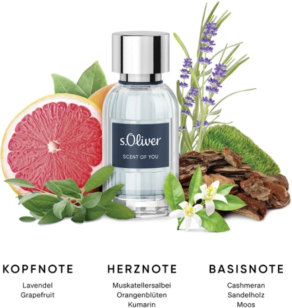 S.Oliver Scent Of You Men, EdT 30 Ml 4