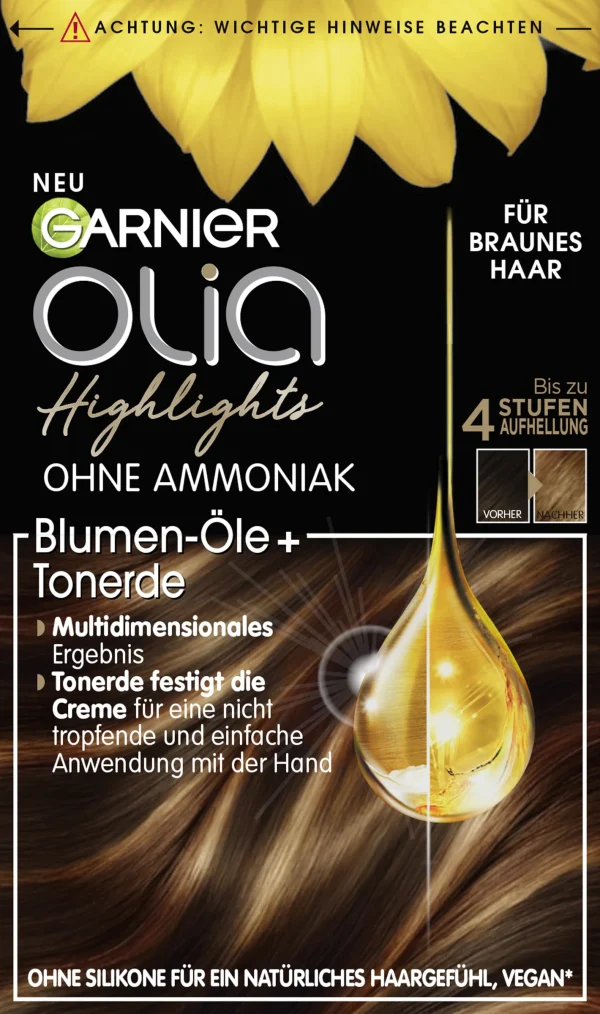 Garnier Olia Highlights Für Braunes Haar 1