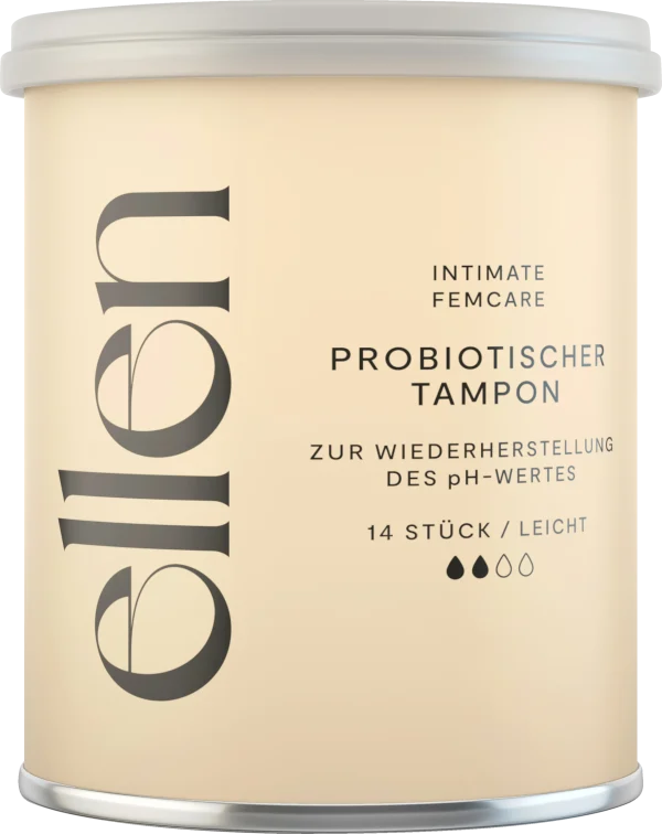 Ellen Probiotischer Tampon Leicht 1