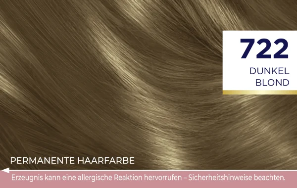 Schwarzkopf Diadem 3in1 Pflege-Color-Creme 722 Dunkel Blond 6