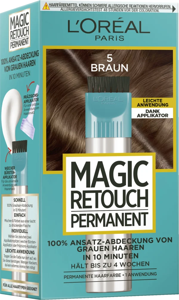 L’Oréal Paris Magic Retouch Permanent Ansatz-Abdeckung 5 Braun 1