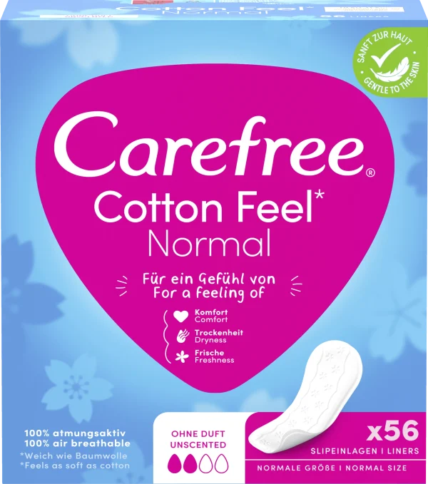 Carefree Slipeinlagen Cotton Feel Normal 1