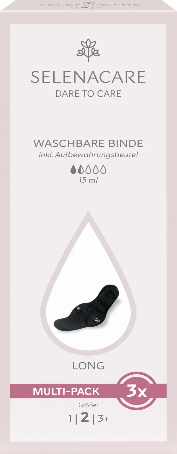 Selenacare Waschbare Binde Long 1
